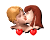 Casal se beijando