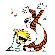 O tigre e o menino numa dan�a ex�tica.