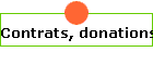 Contrats, donations, etc.