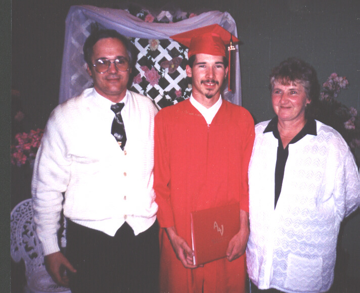 my uncle romain, cousin david and aunt therese