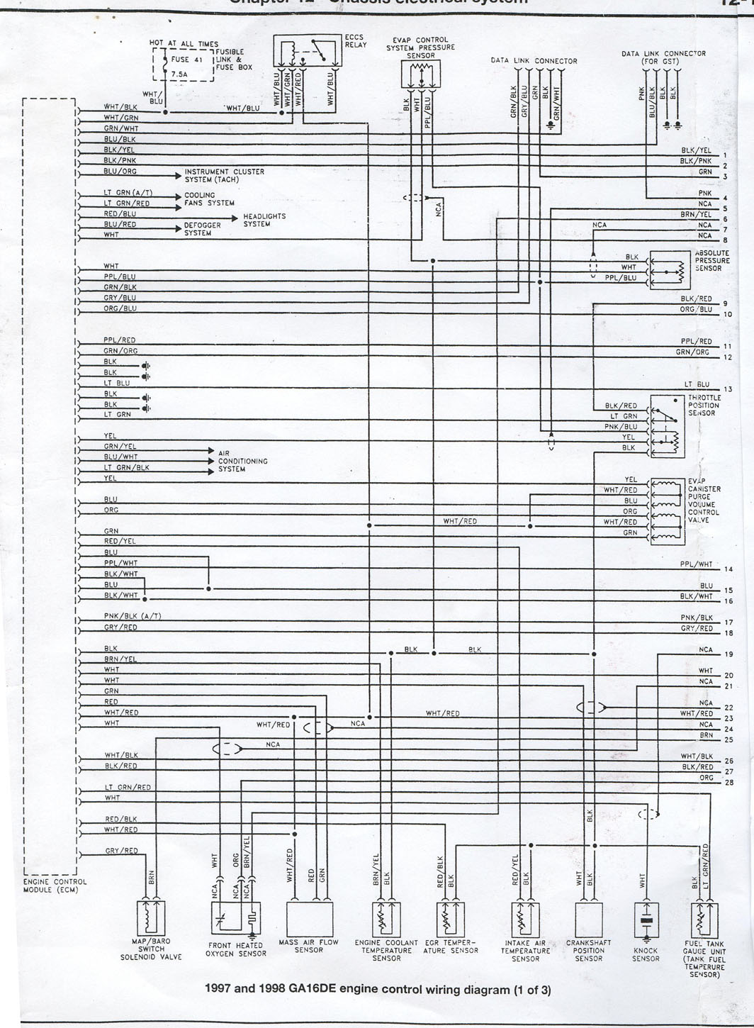 GA16DE Wiring Diagram