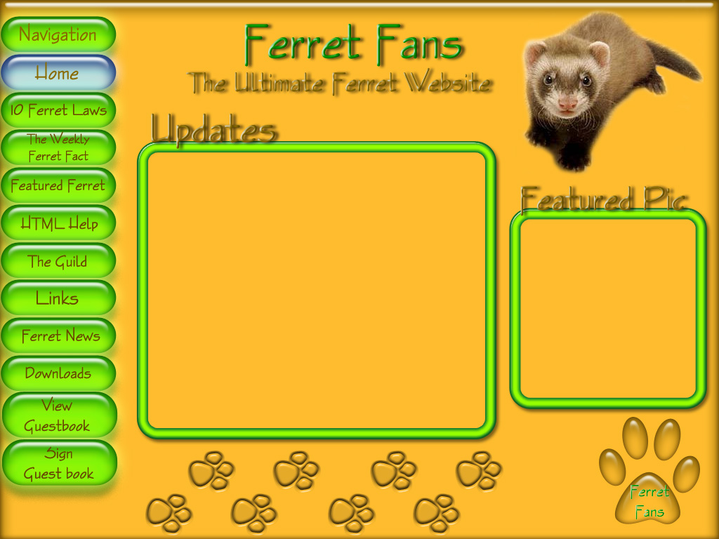 Ferret Fans Home