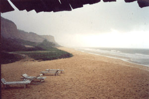 Ta�pe com muita chuva e frio