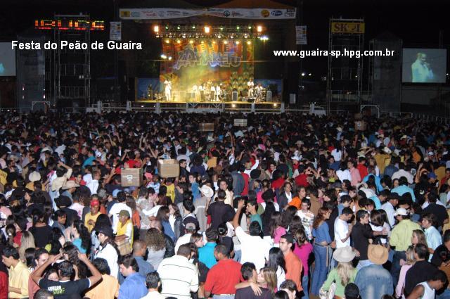 Show na Festa do Pe�o de Boiadeiro de Guaira-SP