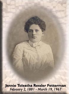 Jennie Toleatha Ressler Fetterman