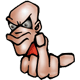 Watch out kiddees!!! Better lock your doors!! Captain Howdy is just getting riled up!