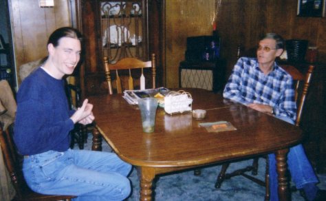 Mark & Dad chillin' on Father's Day '03