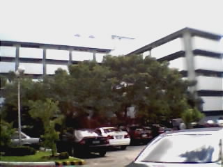 parking area located at the back of the medical complex