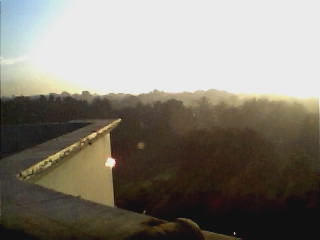 facing east from the rooftop