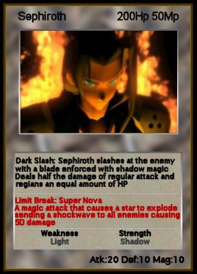 SEPHIROTH!!