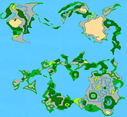 Final Fantasy I World Map