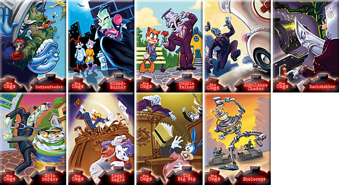 Toontown online trading cards Toontown online trading cards