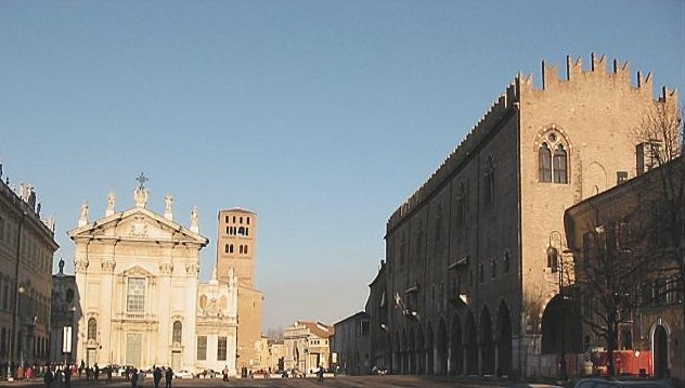 Sordello Square-Mantua-Italy