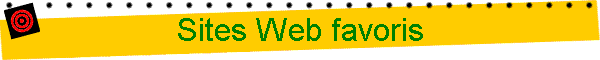 Sites Web favoris