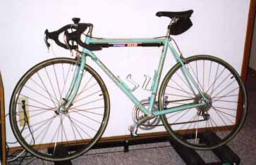 Picture of my celeste-colored 1995 Bianchi Campione d'Italia