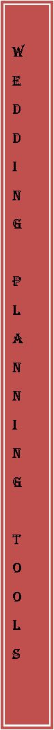 Text Box: WEDDIngpLAnnIngtOOLS