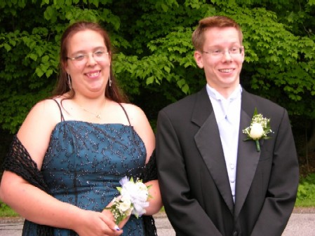 Me with David, my date for prom in 2005