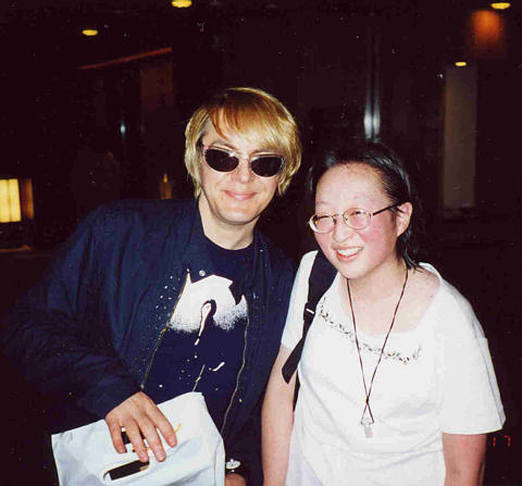 Nick Rhodes and me - big sigh folks!