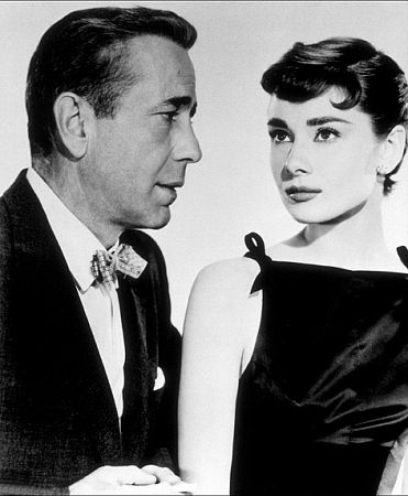 pic of Hepburn and Bogart, from the film Sabrina
