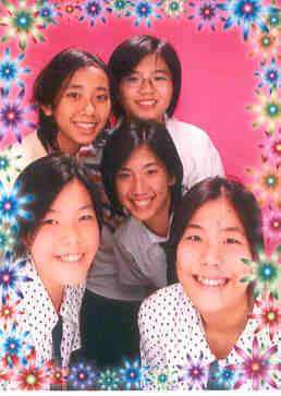 -mee-hazel-evelyn-jillyan-irene- we took a diff machine but still at the same place.haha. didcha notice it?