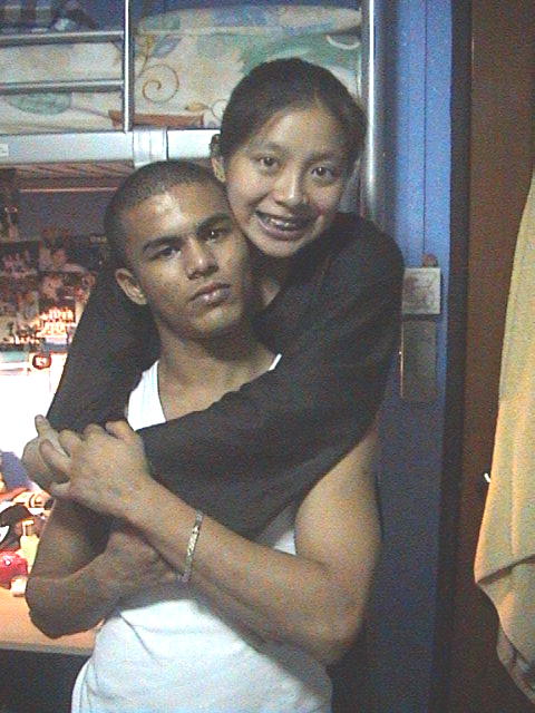 awww. this is another pic of a lovely couple. sebas n lee. they're SOOO crazy i tell you but funny lar. haha. think they'll last loong man! haha.
