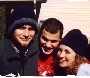 Justin and his girl Melissia also me sporting my hungover eyes