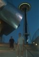 seattle at dusk