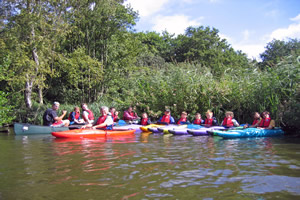 Kyaks at Decoy Broad