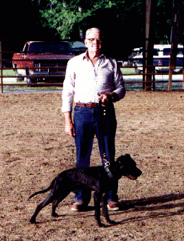 Floyd Boudreaux com Gr. Ch Badger