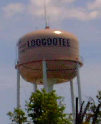 This here is the water-tower. They fenced it in now to deter folks from climbing it.