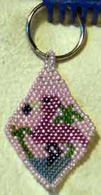 Flamingo keychain