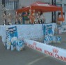 Trof�us e ao fundo Barraca da Royal Canin