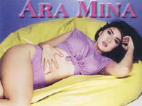Ara Mina lying on beanbag
