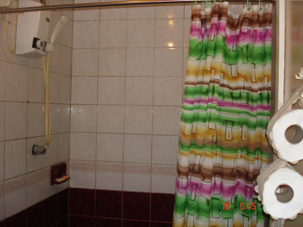 This shower room has a w.c.