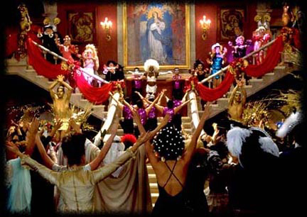 Masquerade ball at Capulet Mansion
