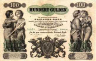 [Anweisung auf 100 Gulden Silbermünze der österreichischen National-Bank]