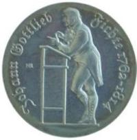 [DDR-Gedenkm�nze auf Fichte]