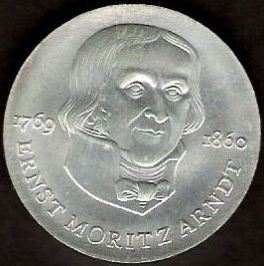 [DDR-Gedenkm�nze auf Arndt]