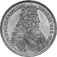 [5 DM Gedenkm�nze 1955 auf Markgraf Ludwig von Baden, den 
'T�rkenlouis']