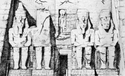 [Abu Simbel, Statuen am Ramses-Tempel]