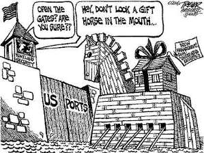 [Eine geschenkten Gaul schaut man nicht in die Schnauze]