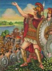 [Alexander h�lt den Indern eine Lobrede auf Liebig's Fleisch-Extract]