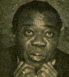 [Louis Armstrong - Autogrammkarte]