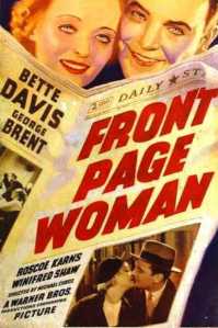[Filmplakat: Front Page Woman]