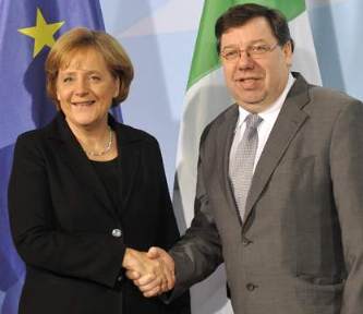 [Eine Hand w�scht die andere: Der Verderber Irlands mit der Verderberin Deuschlands]