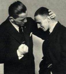 [Brecht (rechts) und Samson-K�rner (links) 1926]