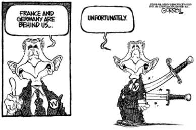 [Frankreich und Deutschland stehen hinter uns... ungl�cklicherweise!]