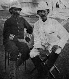 [Emin Pascha und Carl Peters (Fotomontage)]