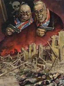 [Zwei Himmelhunde auf dem Weg zur H�lle: Die Massenm�rder Churchill und Roosevelt]