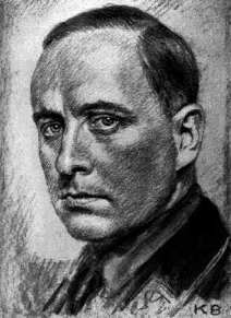 [Walther Darr� - Zeichnung von Karl Bauer]